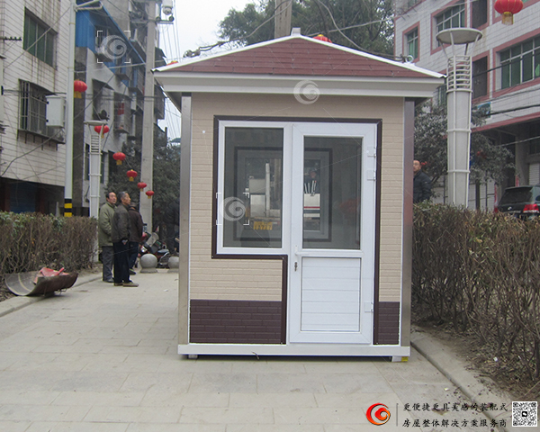 金属雕花板岗亭10